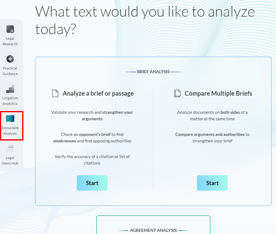 Lexis+ AIPowered Document Analysis Jenkins Law Library